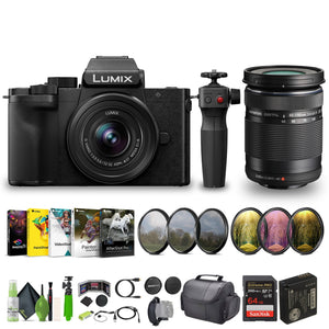Panasonic Lumix G100D 4K Mirrorless Camera 12-32mm + M.Zuiko ED 40-150mm Lens Panasonic
