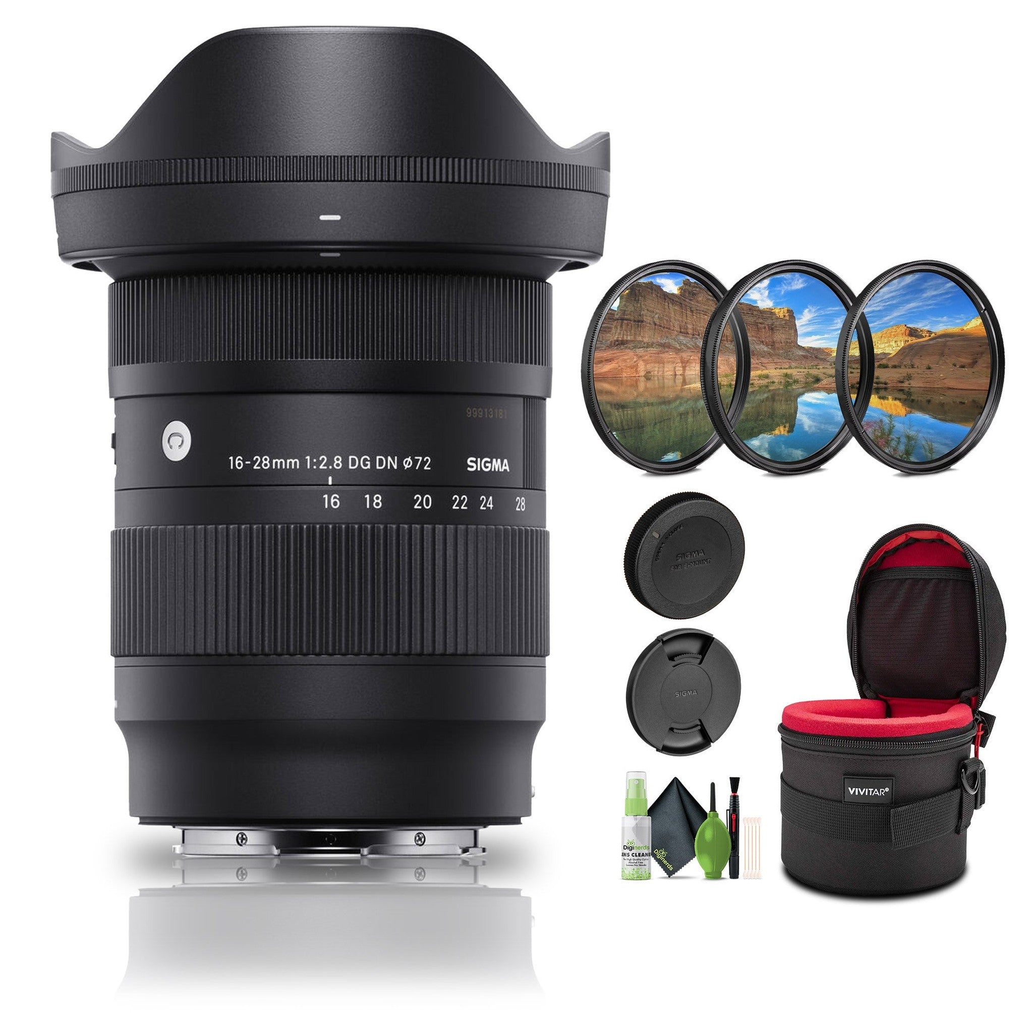 Sigma 16-28mm f/2.8 DG DN Contemporary Lens for E + Cleaning Kit + Lens Case Sigma