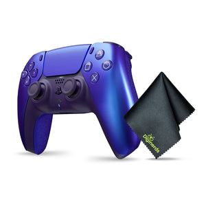 Sony PS5 DualSense Wireless Controller - Chroma Indigo + Cleaning Cloth PlayStation