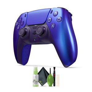 Sony PS5 DualSense Wireless Controller - Chroma Indigo + Cleaning Cloth PlayStation