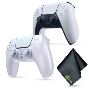 Sony PS5 DualSense Wireless Controller - Chroma Pearl + White PlayStation
