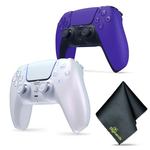 Sony PS5 DualSense Wireless Controller - Chroma Pearl + Galactic Purple 2024 PlayStation