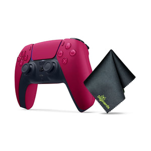 Sony PS5 DualSense Wireless Controller V2 2024 Cosmic Red + Cleaning Cloth PlayStation