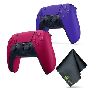Sony PS5 DualSense Wireless Controller V2 2024 Cosmic Red + Galactic Purple PlayStation