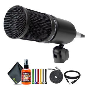 Zoom ZDM-1 Dynamic Microphone, XLR 10F Xpix XLR 3F to XLR 3M Interconnect Cable Zoom