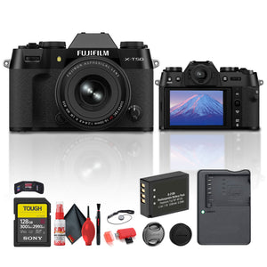 Fujifilm X-T50 Mirrorless Camera with XF 16-50mm f/2.8-4.8 Lens Black Bundle