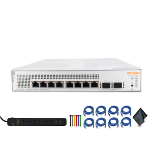 HPE Networking Instant On 1930 8-Port Gigabit PoE+ Compliant Switch Bundle Aruba a Hewlett Packard Enterprise company