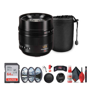 Panasonic Leica DG Nocticron 42.5mm f/1.2 Lens Bundle Panasonic