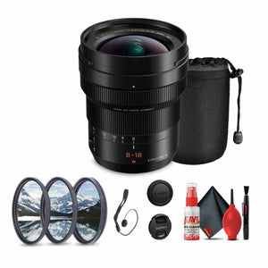 Panasonic Leica DG Vario-Elmarit 8-18mm f/2.8-4 ASPH. Lens Bundle Panasonic