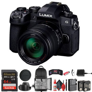 Panasonic LUMIX DC-G99 G VARIO 14-140mm Mirrorless Camera Bundle and Lens Kit Panasonic