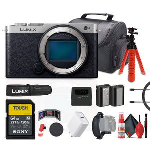 Panasonic Lumix S9 Mirrorless Camera Silver Bundle with Accessories Panasonic