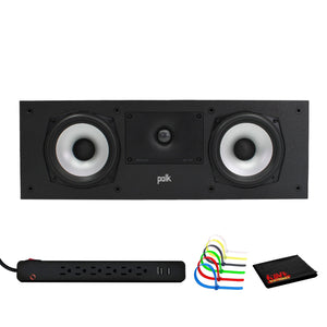 Polk Audio Monitor XT30 Two-Way Center Channel Speaker Bundle Polk Audio