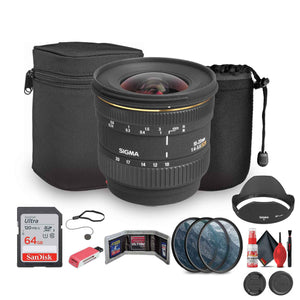 Sigma 10-20mm f/4-5.6D EX DC Lens for Sony A Bundle Sigma