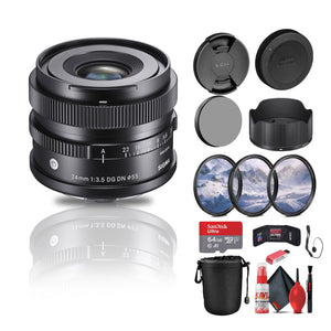 Sigma 24mm f/3.5 DG DN Contemporary Lens for Sony E Bundle Sigma