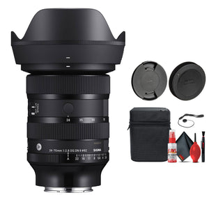 Sigma 24-70mm f/2.8 DG DN II Art Lens for Sony E Bundle with Accessories Sigma