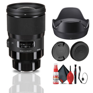 Sigma 28mm f/1.4 DG HSM Art Lens for Sony E Mount Bundle Sigma
