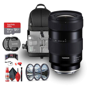 Tamron 17-50mm f/4 Di III VXD Lens for Sony E Bundle with Accessories Tamron