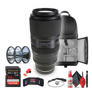 Tamron 50-400mm f/4.5-6.3 Di III VC VXD Lens for Nikon Z Bundle Tamron
