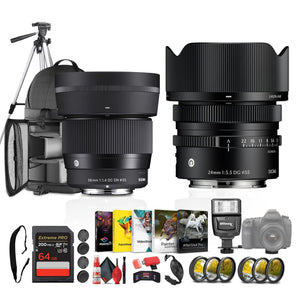Sigma 56 1.4 and 24 3.5 Sony E Bundle Sigma