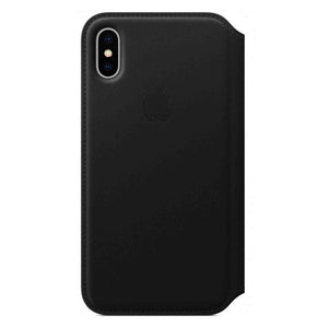 Apple iPhone X Leather Folio - Black - Used Apple