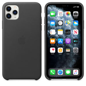 Apple Leather Case for iPhone 11 Pro Max - Black - Used Apple