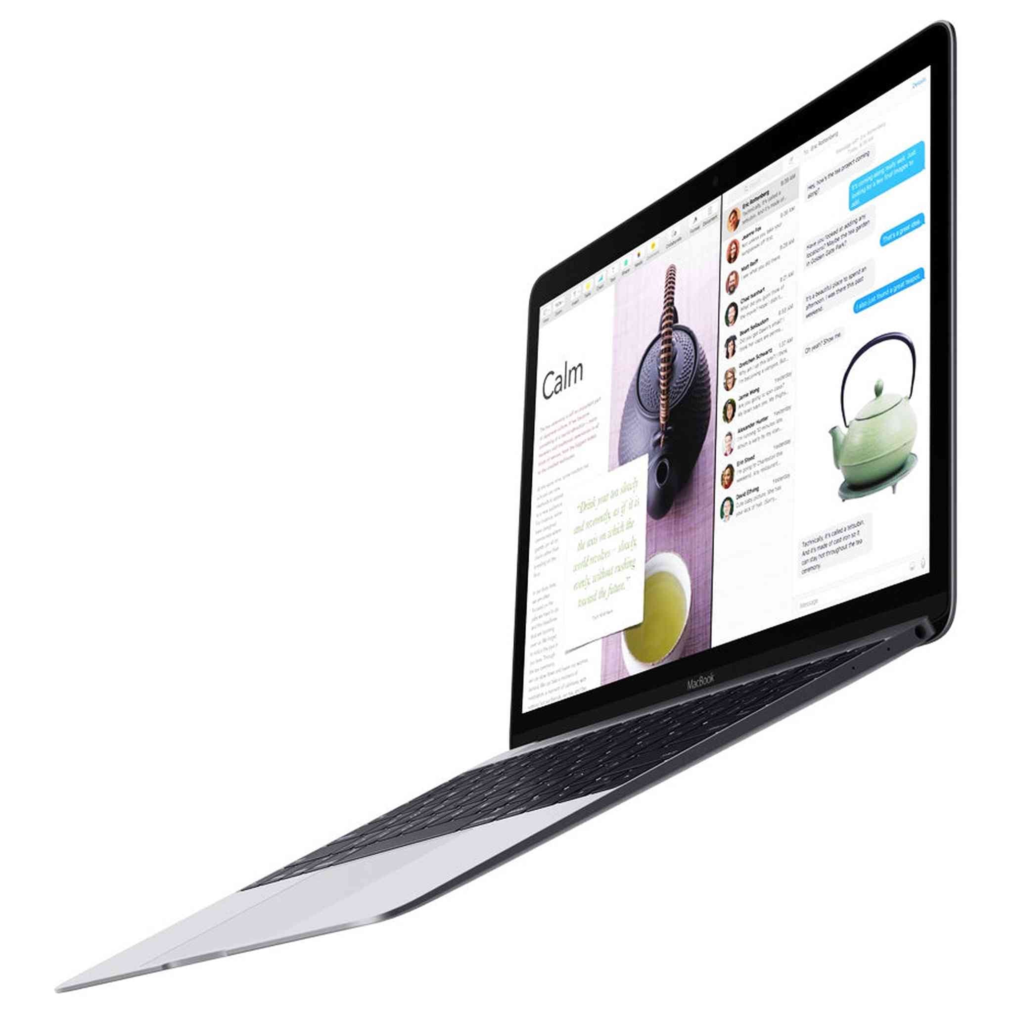 Apple 12" MacBook Mid 2017, Silver Spanish Keyboard MNYH2E/A Apple