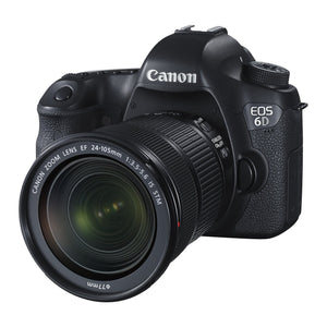 Canon EOS 6D 20.2 MP CMOS Digital SLR Camera with EF 24-105mm IS STM Kit - Wi-Fi Enabled - Used Canon