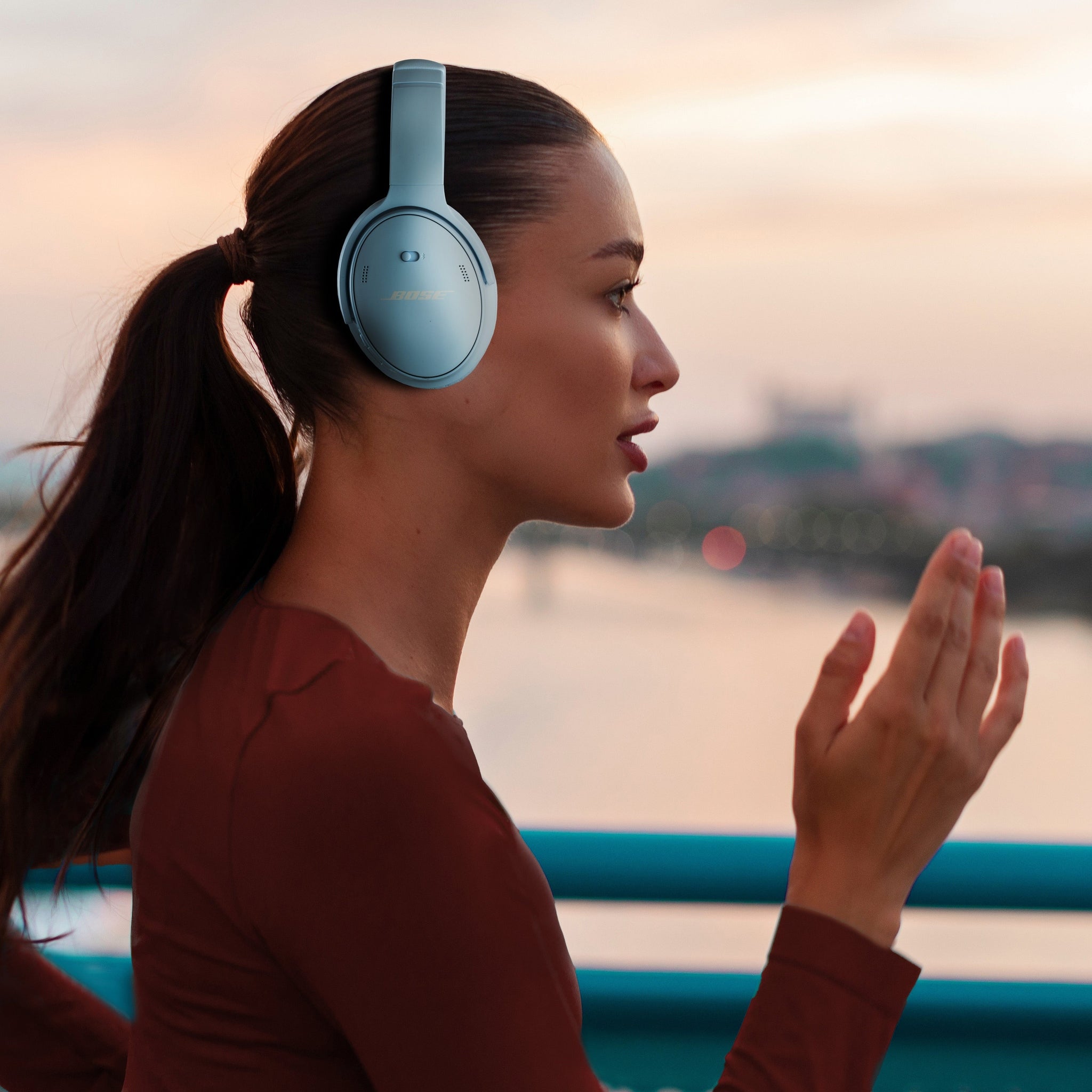 Bose QuietComfort Wireless Over-Ear Active Noise Canceling Headphones Bundle Bose