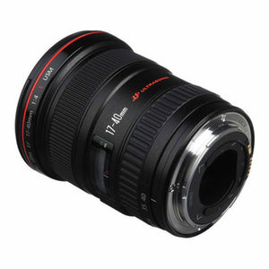 Canon EF 17-40mm f/4L USM Ultra Wide Angle Zoom Lens for Canon SLR Cameras - White Box Bulk Packaging Canon