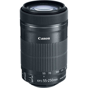 Canon EF-S 55-250mm f/4-5.6 IS STM Telephoto Zoom Lens International Version No Warranty Canon