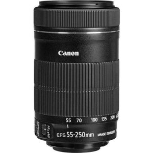 Canon EF-S 55-250mm f/4-5.6 IS STM Telephoto Zoom Lens International Version No Warranty Canon
