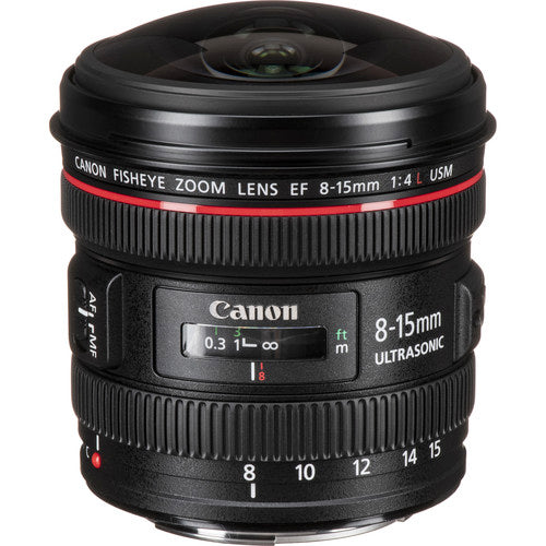 Canon EF 8-15mm f/4.0 L USM Fisheye Zoom Lens -