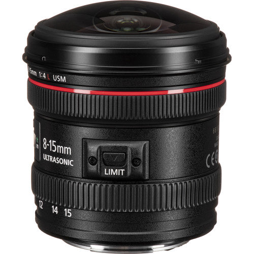 Canon EF 8-15mm f/4.0 L USM Fisheye Zoom Lens -