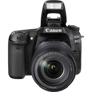 Canon Digital SLR Camera Body EOS 80D and EF-S 18-135mm f/3.5-5.6 Image Stabilization USM Lens with 24.2 Megapixel APS-C CMOS Sensor and Dual Pixel CMOS AF - Black International Model Canon