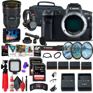 Canon EOS R Mirrorless Camera 3075C002 + Canon RF 24-70mm + More - Reconditioned Canon