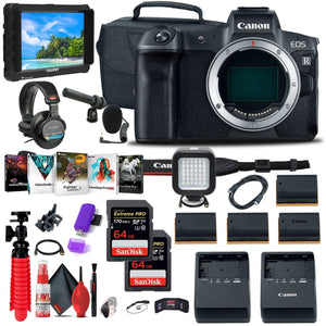 Canon EOS R Mirrorless Digital Camera 3075C002 + 4K Monitor + More - Reconditioned Canon