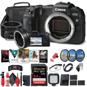 Canon EOS RP Mirrorless Digital Camera 3380C002 + EF 50mm More - Reconditioned Canon