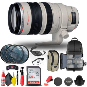 Canon EF 28-300mm f/3.5-5.6L IS USM Lens 9322A002 + Filter Kit + More - Reconditioned Canon