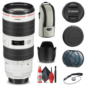 Canon EF 70-200mm f/2.8L IS III USM Lens 3044C002 + Filter Kit Base Bundle