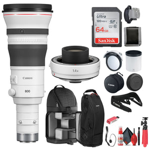 Canon RF 800mm f/5.6 L IS USM Lens Ideal for sports, wildlife, and journalism - Bundle - Canon