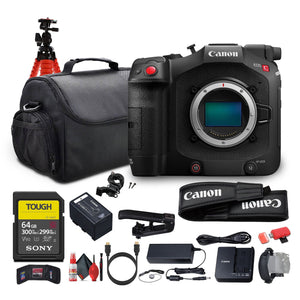 Canon EOS C80 6K Full-Frame Cinema Camera Canon RF + 64GB Memory Card + More Canon