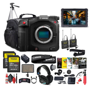 Canon EOS C80 6K Full-Frame Cinema Camera Canon RF + Mic System + Monitor + More Canon