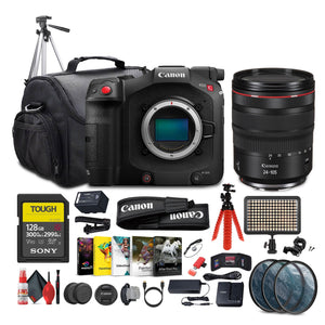 Canon EOS C80 6K Full-Frame Cinema Camera Canon RF + Canon RF 24-105mm Lens + More Canon