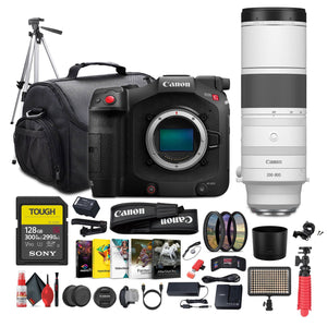 Canon EOS C80 6K Full-Frame Cinema Camera Canon RF + Canon RF 200-800mm Lens + More Canon