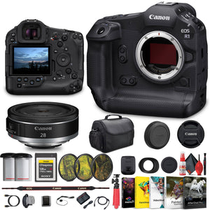 Canon EOS R1 Mirrorless Camera - 24MP, Full-Frame Stacked BSI CMOS Sensor Bundle Canon
