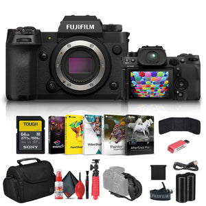 FUJIFILM X-H2 Mirrorless Camera 16757045 + 64GB Memory Card + Bag + More FUJIFILM