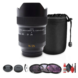 Leica Super-Vario-Elmarit-SL 14-24mm f/2.8 ASPH. Lens L-Mount + Cleaning Kit - Bundle Leica
