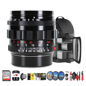 Leica Noctilux-M 50mm f/1.2 ASPH. Lens Glossy Black | Ultra-Fast Classic Design + More Leica