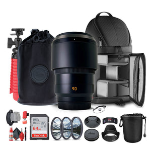 Leica APO-Summicron-SL 90mm f/2 ASPH. Lens + Sling Backpack + 64GB Memory Card + More Leica