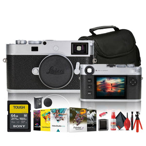 Leica M11-P Rangefinder Camera Silver 202-14 + 64GB Memory Card + Bag + More Leica